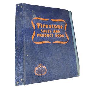 AS IS Antique Firestone Sales and Product notebook